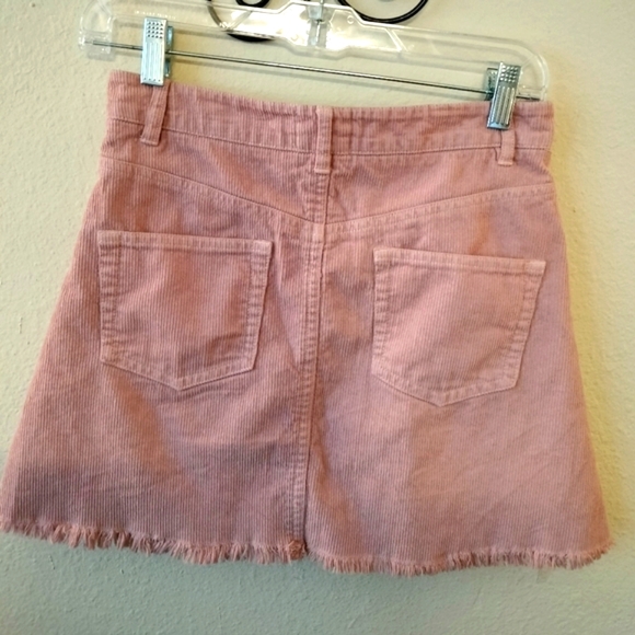 White Crow Mauve Corduroy Mini Skirt. Size 27 about a Size 4/6 - Picture 2 of 5